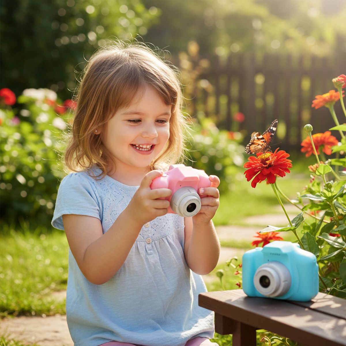 Cámara Digital Recargable Para Niños