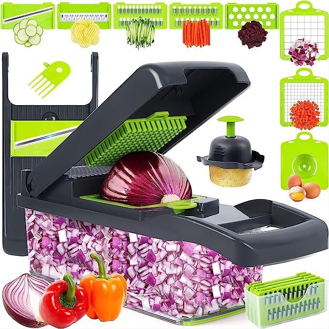 Cortador de Verduras Mandolina 12 en 1