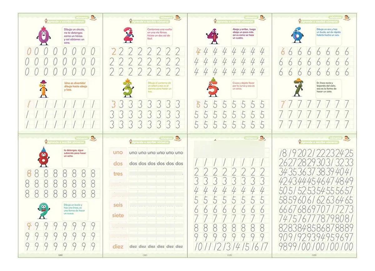Set cuaderno magic caligrafia montessori