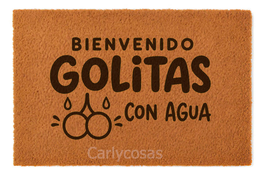 Bienvenido Golitas con agua